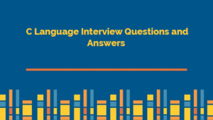 language interview questions answers programming oriented structured purpose level general