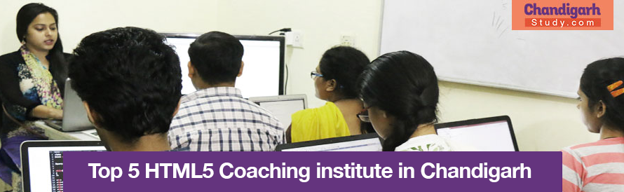 Top 5 HTML5 Coaching institute in Chandigarh