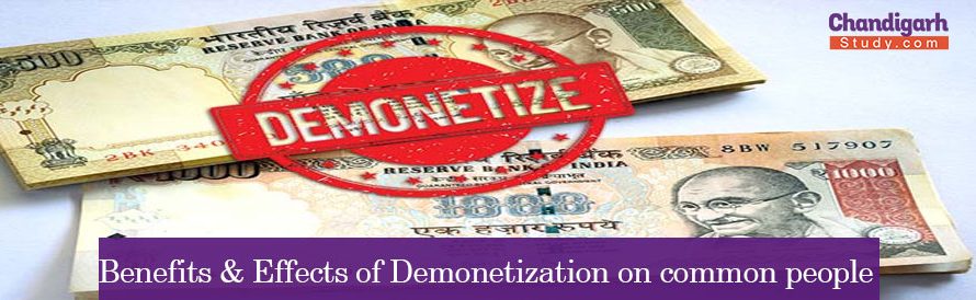 Benefits & Effects of Demonetization on common people