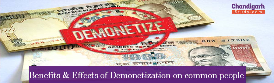 Benefits & Effects of Demonetization on common people