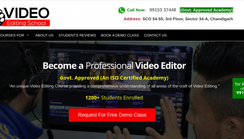 5 Best Video Editing Training (Institutes) in Chandigarh (Course, Syllabus,  Eligibility & Fee Details)