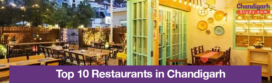 Top 10 Restaurants in Chandigarh