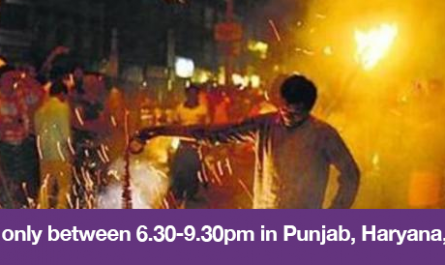 Diwali fireworks only between 6.30-9.30pm in Punjab, Haryana, Chandigarh: HC